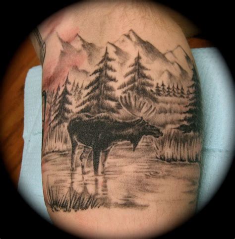 Pin By Anne Fecteau Wood On Tattoos I Like Moose Tattoo Body Art
