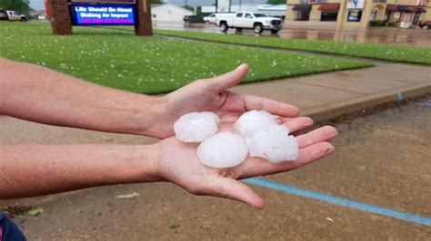Hail Damage Reported Across North Central Oklahoma