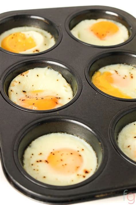 Oven Baked Eggs Recipe Make Ahead Breakfast Meal Prep