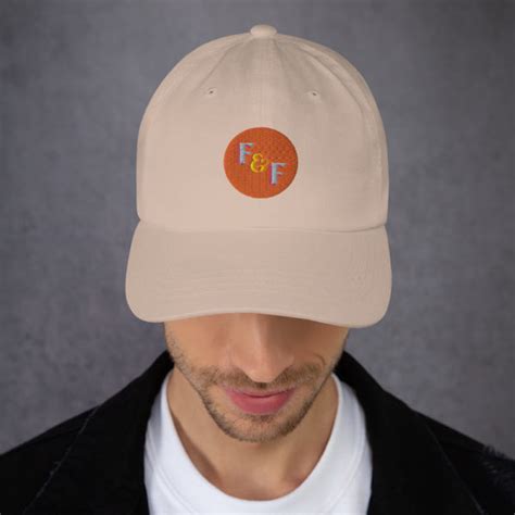 Fandf Embroidered Logo Dad Hat Foxes And Fossils
