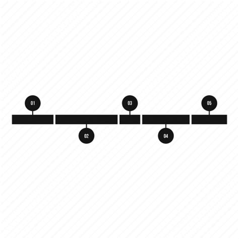 Infographic Line Step Template Time Timeline Web Icon
