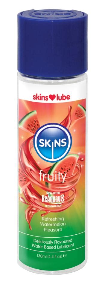 Skins Fruity Lube Refreshing Watermelon Skins Sexual Health Ltd