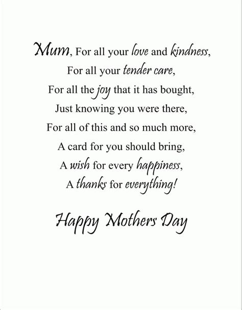 Happy Mothers Day Mothers Day Poems Mothers Day Verses Mother Poems