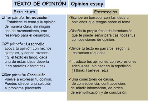 Ejemplos De Opinion Essay En Ingles Nuevo Ejemplo