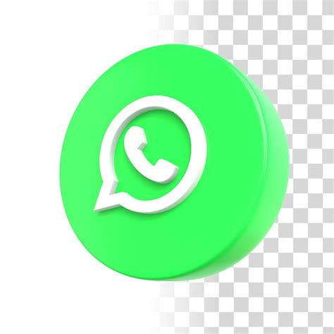 Premium Psd 3d Whatsapp Icon