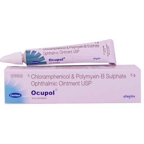 Chloramphenicol And Polymyxin B Sulphate Ophthalmic Ointment Usp At Rs