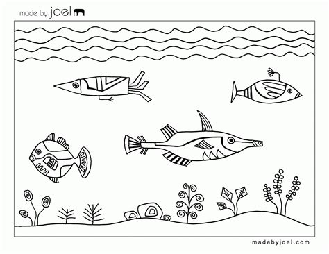 Underwater scene coloring pages are a fun way for kids of all ages to develop creativity, focus, motor skills and color recognition. Underwater Scene Coloring Pages - Coloring Home