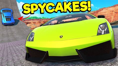 Spycakes And I Used Upgraded Lamborghinis In Impossible Stunts In Beamng