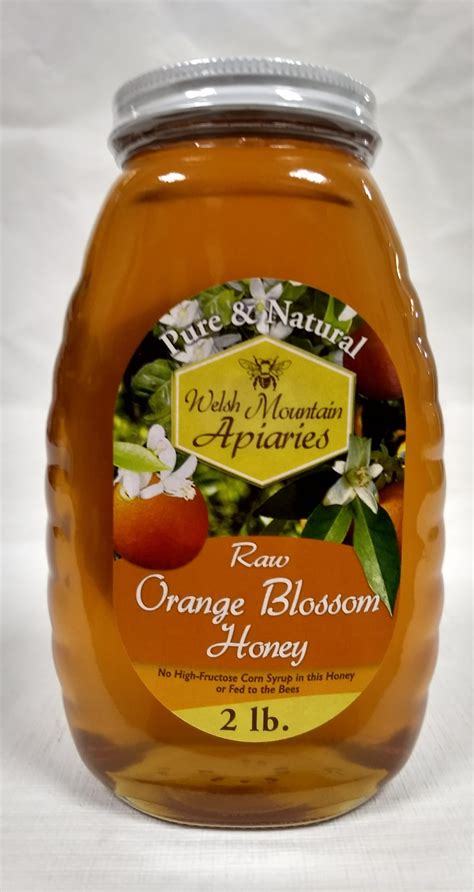 Honey Raw Orange Blossom 2 Lb Hubers Animal Health