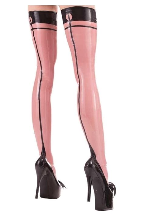 betty take the time to please with ease in these high end fetish latex stockings
