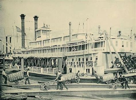 Steamboat At New Orleans La 1900 Steam Boats River Boat Paddle Boat
