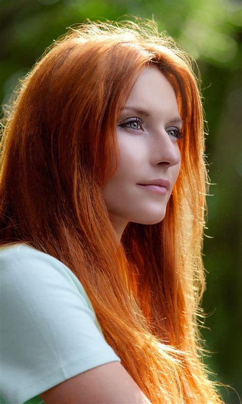 Lovely Faceand Picture Beautiful Red Hair Girls With