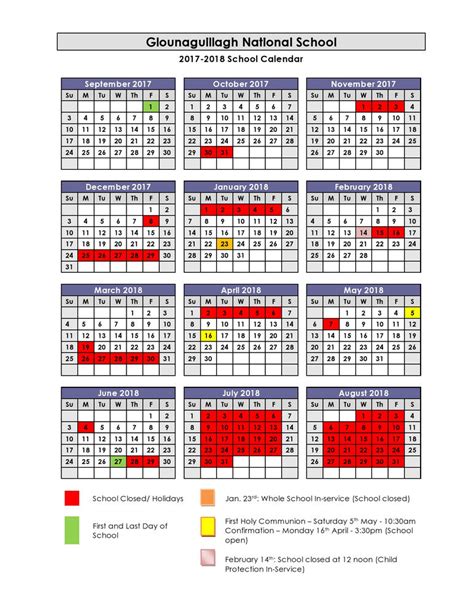 Updated School Calendar For Term 2