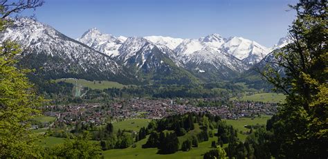 Die Berge Oberstdorfs