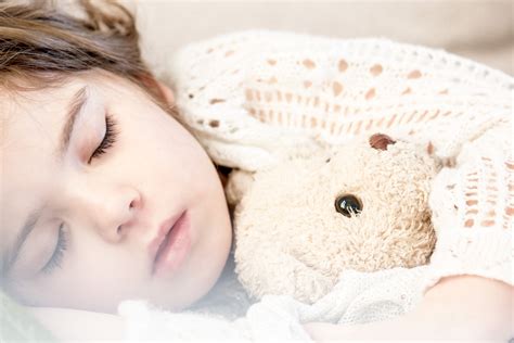 Free Images Person Girl Kid Cute Sleeping Child Teddy Bear