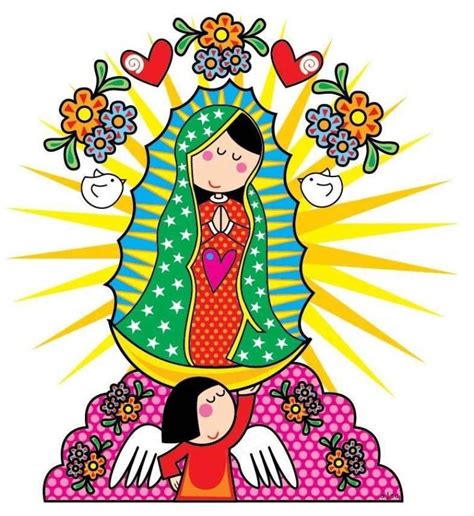 Imágenes de la Virgen de Guadalupe caricaturizadas Distroller