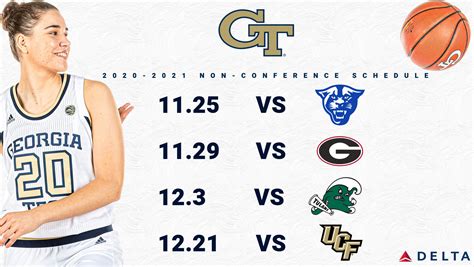 Womens Basketball Releases Non Conference Schedule Womens Basketball — Georgia Tech Yellow