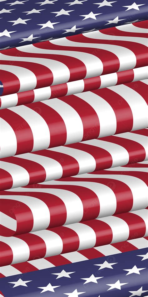 Bandera Americana Ondulado Brillante Vertical Fondo De Pantalla De