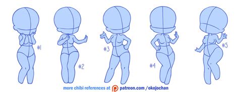 Chibi Poses Reference Chibi Base Set 5 By Nukababe On Deviantart
