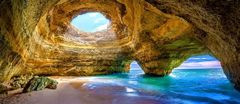 Portugals Most Beautiful Sea Cave Benagil Cave Unusual Places
