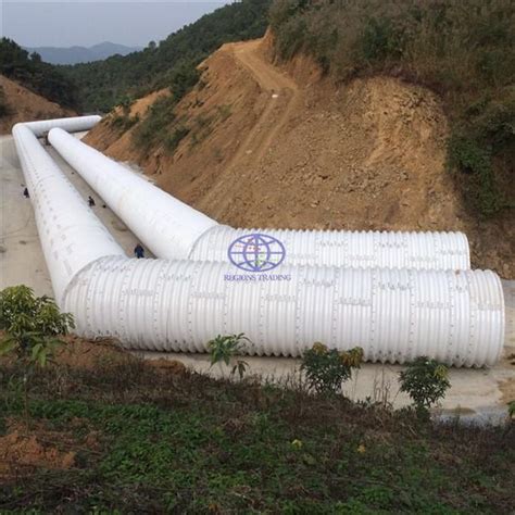 Corrugated Steel Culvert Pipe Coated With The Dhpe Qingdao Regions