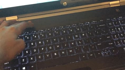 How To Turn On Backlit Keyboard On Hp Pavilion Youtube