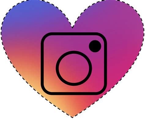 Download Instagram Logo And Heart Png Transparent Background 876x720px
