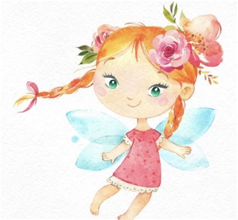 Fairy Abstract Art Painting Watercolor Paintings Chemistry Art Baby