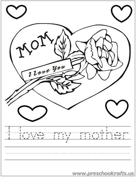 Free Printable Mothers Day Worksheets For Kids Preschool And
