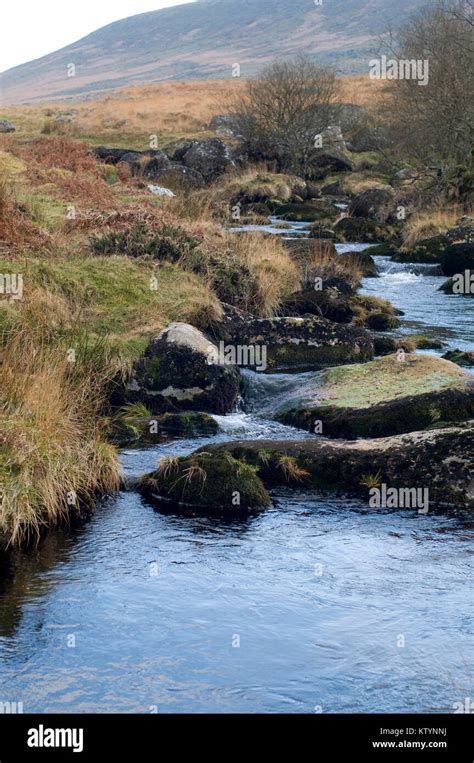 West Okement River Dartmoor Stock Photo Alamy