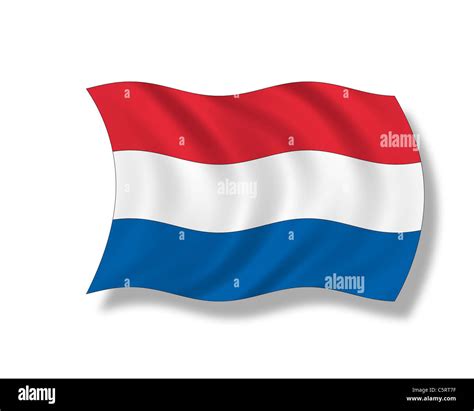 Illustration Flag Kingdom Of The Netherlands Stock Photo Alamy