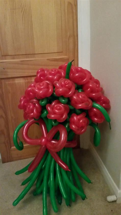 This one is created for a 7 year old, maybe it's emily's 7th. Balloon bouquet | Valentines balloons, Balloon flowers