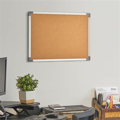 Dynamic By 360 Office Furniture 24 X 18 Wall Mount Cork Board With