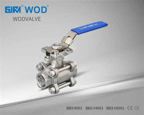 Pc Full Port Stainless Steel Thread Ball Valve With Iso Mounting