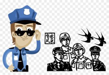 Free Police Woman Frame Png Nohat Cc