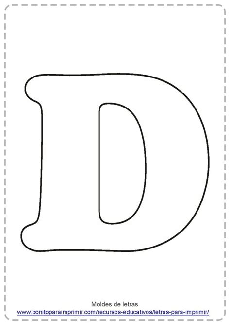 Letra D Articulada Para Recortar Y Colorear Letra D Letras Para