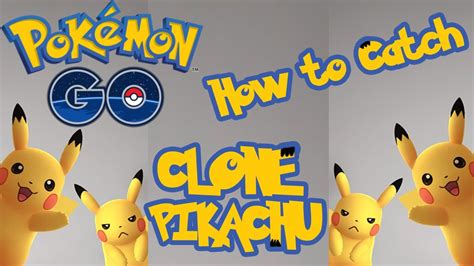 How To Catch Clone Pikachu Pokemon Go Limited Pokemon Day Event Youtube