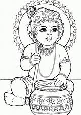 Krishna Iskcondesiretree Riscos Moldes Coloringpagesfortoddlers Mathaji Krishnar Bhakti sketch template