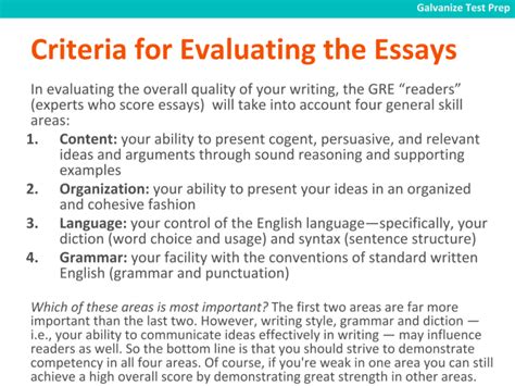 Gre Writing Template