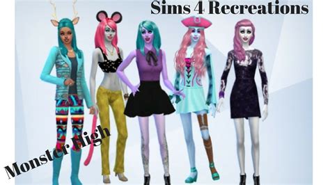 Sims 4 Recreations Monster High Part 3 Youtube