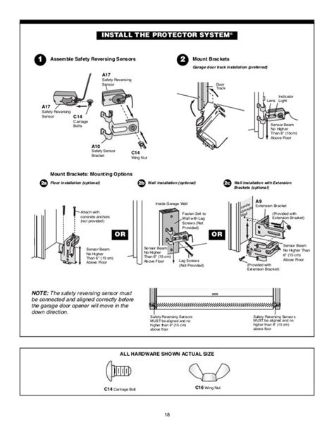 Chamberlain Garage Door Sensor Wiring