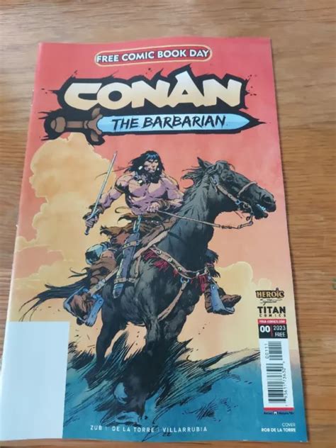 Free Comic Book Day Fcbd 2023 Conan The Barbarian Titan Comics 125