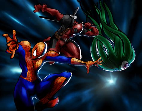 Negresco Deadpool Shuma Gorath Spider Man Capcom Marvel Marvel Vs