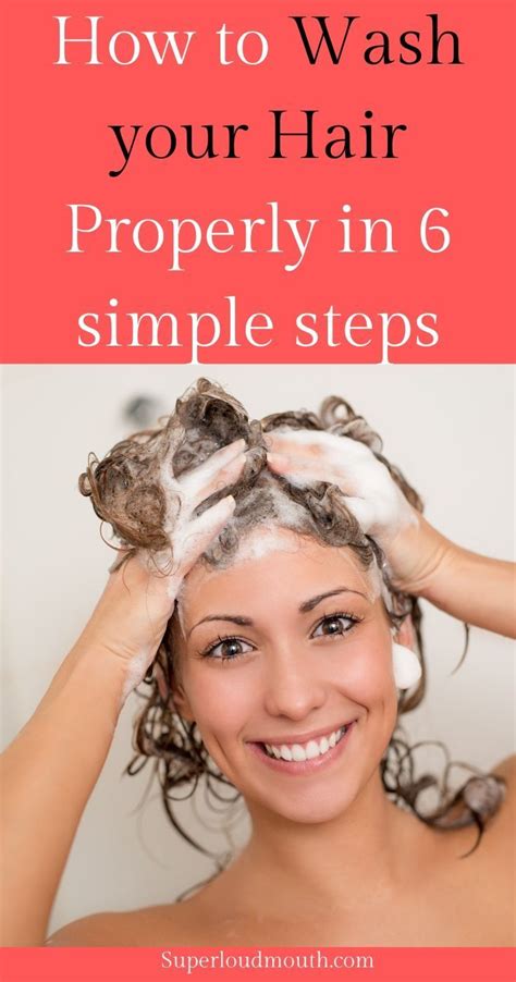 How To Wash Your Hair Properly The Right Way In Simple Steps Hair Washing Routine Wash Oily