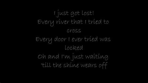 Lost Coldplay Lyrics Youtube