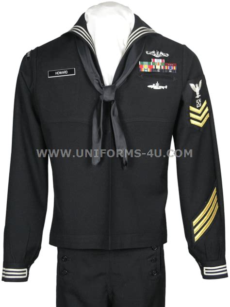 Us Navy Enlisted Service Dress Blue Uniform E1 E6