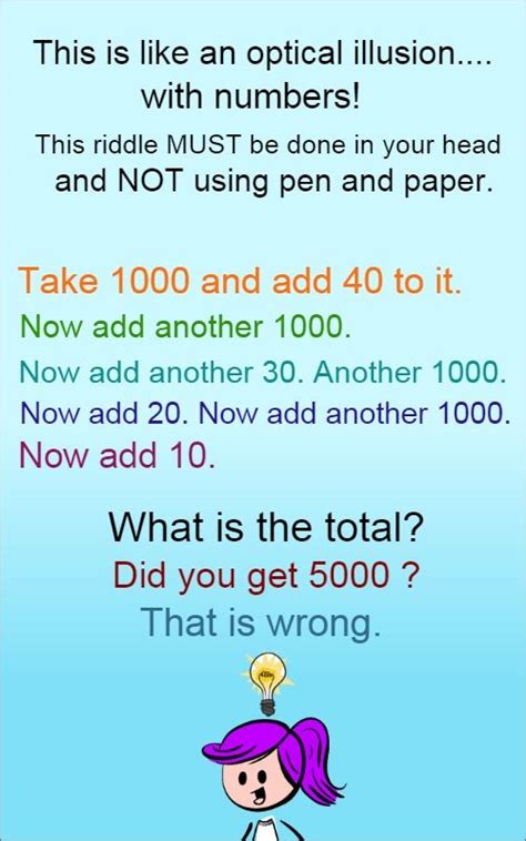 Problems are very hard nuts indeed, and not unworthy of the Did You Get 5000 Fun Math | Riddles with answers clever ...