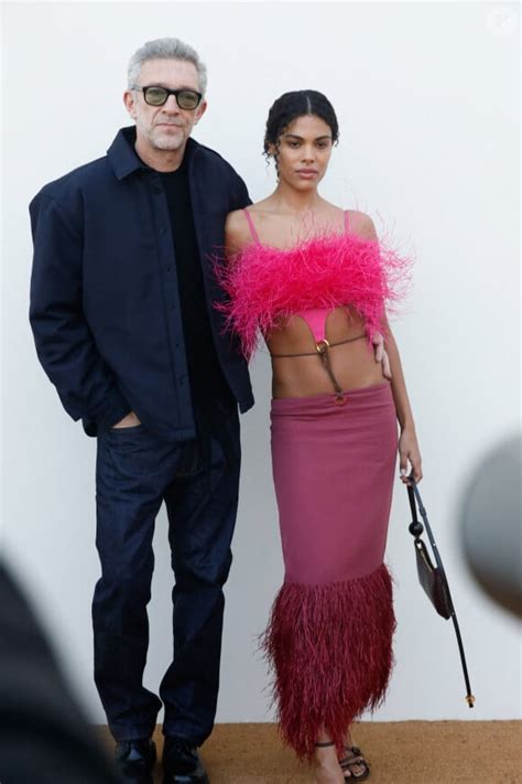 Vincent Cassel Et Tina Kunakey En Belle Compagnie La Fashion Week
