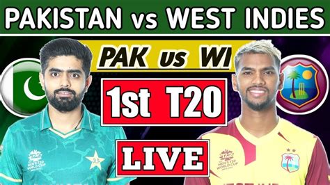 🔴live Pakistan Vs West Indies 2nd T20 Live Pak Vs Wi 1st T20 Youtube