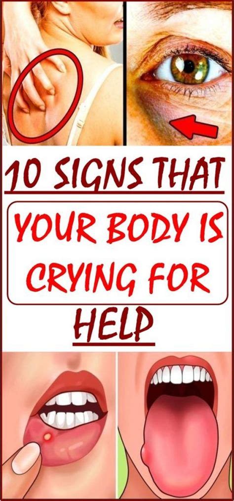 Here Are 10 Signs That Your Body Is Crying For Help Wellness Magazine